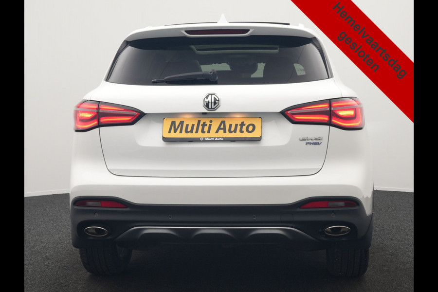 MG EHS 1.5 TGDI Luxury PHEV 258pk Dealer O.H | Panodak | Adaptive Cruise | 360 Camera | Sfeerverlichting | Lederen Sportstoelen Verwarmd | Apple Carplay | Keyless | LED Koplampen | Virtual | Navigatie | DAB | Plug In Hybrid |