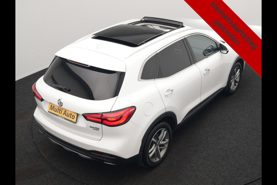 MG EHS 1.5 TGDI Luxury PHEV 258pk Dealer O.H | Panodak | Adaptive Cruise | 360 Camera | Sfeerverlichting | Lederen Sportstoelen Verwarmd | Apple Carplay | Keyless | LED Koplampen | Virtual | Navigatie | DAB | Plug In Hybrid |