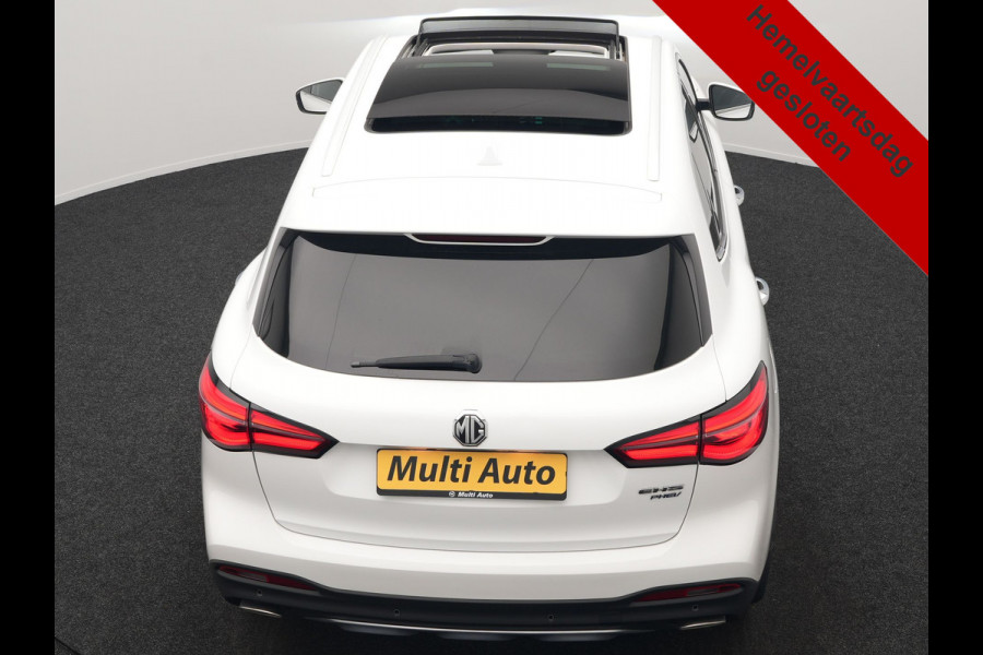 MG EHS 1.5 TGDI Luxury PHEV 258pk Dealer O.H | Panodak | Adaptive Cruise | 360 Camera | Sfeerverlichting | Lederen Sportstoelen Verwarmd | Apple Carplay | Keyless | LED Koplampen | Virtual | Navigatie | DAB | Plug In Hybrid |