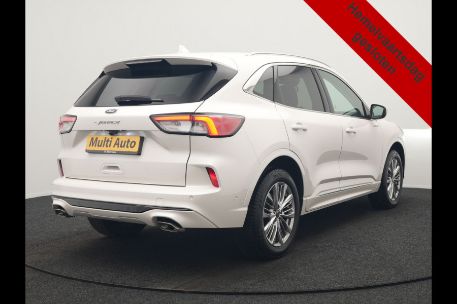 Ford Kuga 2.5 Vignale PHEV 225pk Dealer O.H. | Adaptive Cruise | Head Up | 360 Camera | Bang & Olufsen | Lederen Sportstoelen Memory & Verwarmd | Stuur Verwarmd | Apple Carplay | Keyless | Blis | Navigatie | DAB | Virtual | Plug In Hybrid