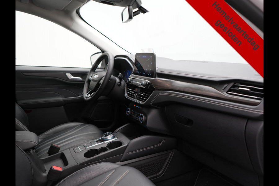 Ford Kuga 2.5 Vignale PHEV 225pk Dealer O.H. | Adaptive Cruise | Head Up | 360 Camera | Bang & Olufsen | Lederen Sportstoelen Memory & Verwarmd | Stuur Verwarmd | Apple Carplay | Keyless | Blis | Navigatie | DAB | Virtual | Plug In Hybrid