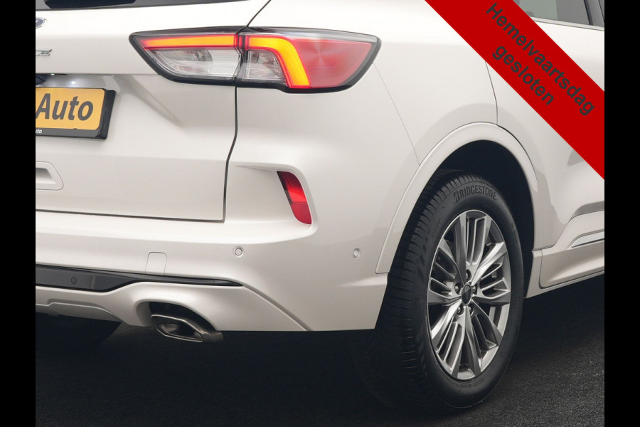 Ford Kuga 2.5 Vignale PHEV 225pk Dealer O.H. | Adaptive Cruise | Head Up | 360 Camera | Bang & Olufsen | Lederen Sportstoelen Memory & Verwarmd | Stuur Verwarmd | Apple Carplay | Keyless | Blis | Navigatie | DAB | Virtual | Plug In Hybrid