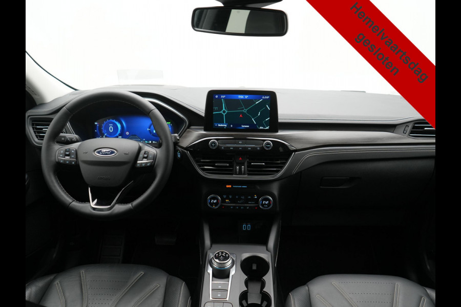 Ford Kuga 2.5 Vignale PHEV 225pk Dealer O.H. | Adaptive Cruise | Head Up | 360 Camera | Bang & Olufsen | Lederen Sportstoelen Memory & Verwarmd | Stuur Verwarmd | Apple Carplay | Keyless | Blis | Navigatie | DAB | Virtual | Plug In Hybrid