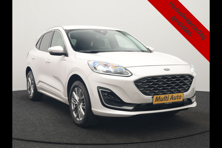 Ford Kuga 2.5 Vignale PHEV 225pk Dealer O.H. | Adaptive Cruise | Head Up | 360 Camera | Bang & Olufsen | Lederen Sportstoelen Memory & Verwarmd | Stuur Verwarmd | Apple Carplay | Keyless | Blis | Navigatie | DAB | Virtual | Plug In Hybrid