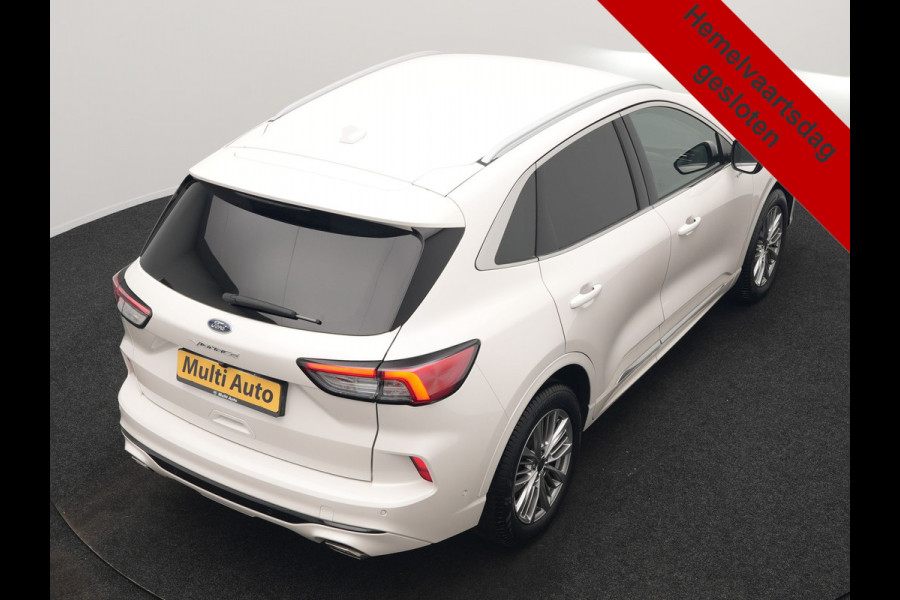 Ford Kuga 2.5 Vignale PHEV 225pk Dealer O.H. | Adaptive Cruise | Head Up | 360 Camera | Bang & Olufsen | Lederen Sportstoelen Memory & Verwarmd | Stuur Verwarmd | Apple Carplay | Keyless | Blis | Navigatie | DAB | Virtual | Plug In Hybrid