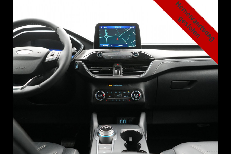 Ford Kuga 2.5 Vignale PHEV 225pk Dealer O.H. | Adaptive Cruise | Head Up | 360 Camera | Bang & Olufsen | Lederen Sportstoelen Memory & Verwarmd | Stuur Verwarmd | Apple Carplay | Keyless | Blis | Navigatie | DAB | Virtual | Plug In Hybrid
