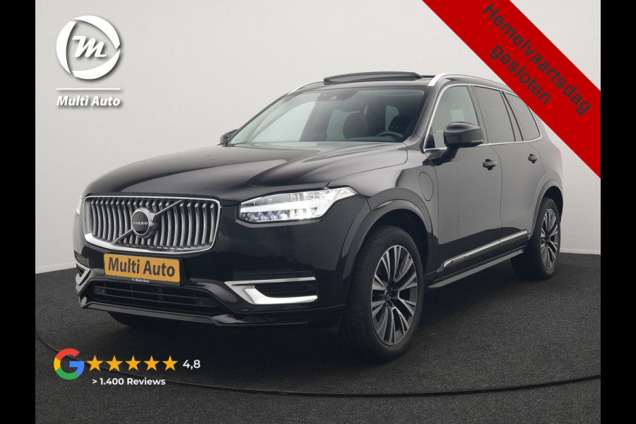 Volvo XC90 T8 Recharge AWD Inscription PHEV 394pk Dealer O.H | Panodak | Adaptive Cruise | Harmen / Kardon | Lederen Sportstoelen Memory & Verwarmd | Camera | Pilot Assist | Keyless | Apple Carplay | Navigatie | Virtual | DAB | Plug In Hybrid |