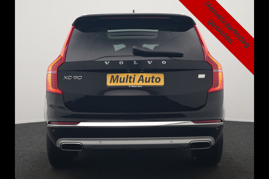 Volvo XC90 T8 Recharge AWD Inscription PHEV 394pk Dealer O.H | Panodak | Adaptive Cruise | Harmen / Kardon | Lederen Sportstoelen Memory & Verwarmd | Camera | Pilot Assist | Keyless | Apple Carplay | Navigatie | Virtual | DAB | Plug In Hybrid |