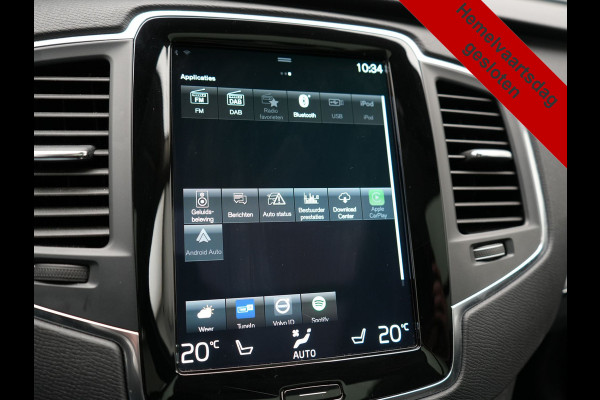 Volvo XC90 T8 Recharge AWD Inscription PHEV 394pk Dealer O.H | Panodak | Adaptive Cruise | Harmen / Kardon | Lederen Sportstoelen Memory & Verwarmd | Camera | Pilot Assist | Keyless | Apple Carplay | Navigatie | Virtual | DAB | Plug In Hybrid |