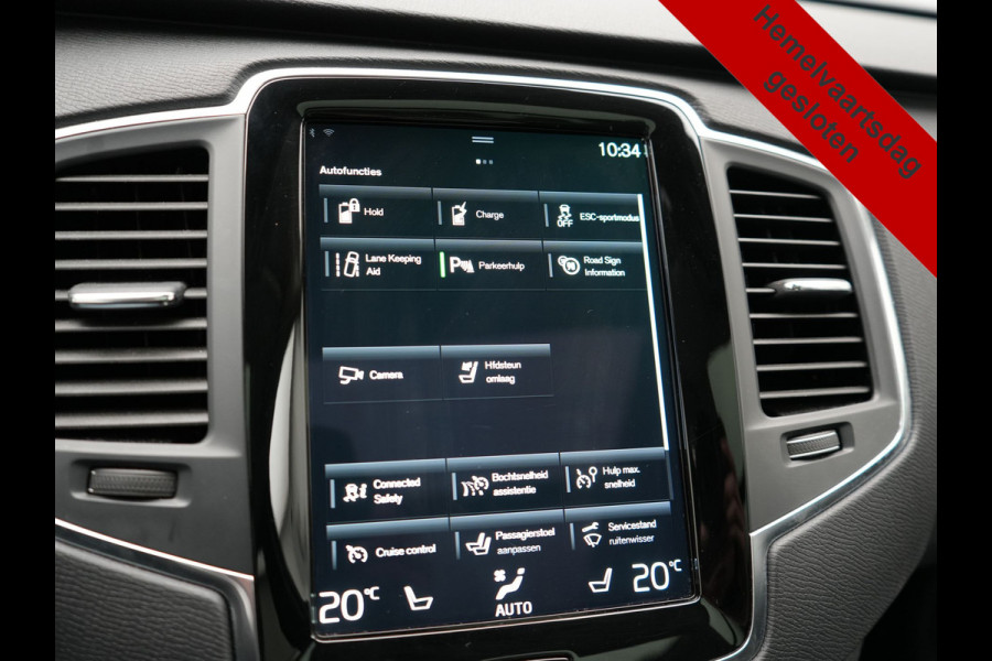 Volvo XC90 T8 Recharge AWD Inscription PHEV 394pk Dealer O.H | Panodak | Adaptive Cruise | Harmen / Kardon | Lederen Sportstoelen Memory & Verwarmd | Camera | Pilot Assist | Keyless | Apple Carplay | Navigatie | Virtual | DAB | Plug In Hybrid |