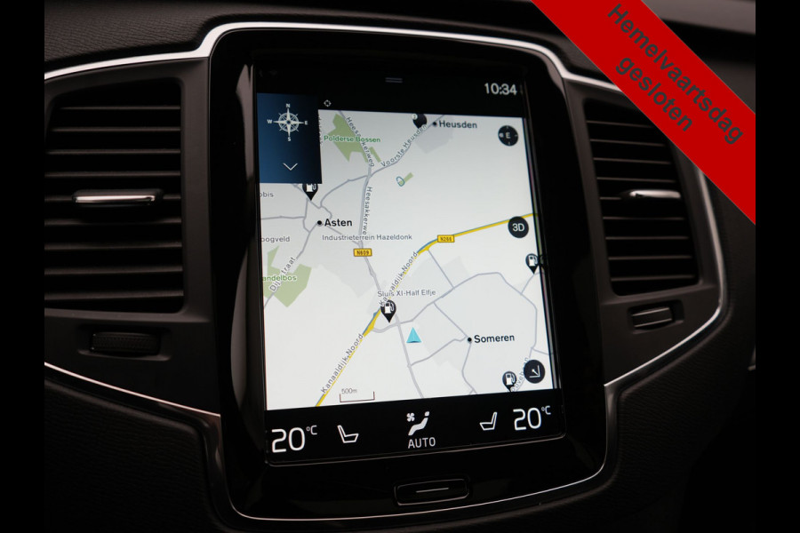 Volvo XC90 T8 Recharge AWD Inscription PHEV 394pk Dealer O.H | Panodak | Adaptive Cruise | Harmen / Kardon | Lederen Sportstoelen Memory & Verwarmd | Camera | Pilot Assist | Keyless | Apple Carplay | Navigatie | Virtual | DAB | Plug In Hybrid |