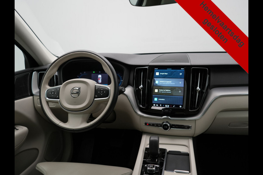 Volvo XC60 T6 AWD Inscription PHEV 350pk Dealer O.H | Panodak | Adaptive Cruise | Camera | Harman / Kardon | Lederen Sportstoelen Memory & Verwarmd | Google Assistant | Apple Carplay | Keyless | Full LED | Pilot Assist | Navigatie | Virtual |