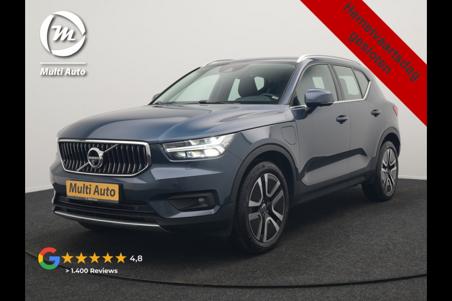 Volvo XC40 T4 Recharge Inscription 211pk PHEV Dealer O.H. | Trekhaak Af Fabriek | Adaptive Cruise | 360 Camera | Lederen Sportstoelen Memory & Verwarmd | Stuur Verwarmd | Apple Carplay | Keyless | Blis | Navigatie | DAB | Plug In Hybrid