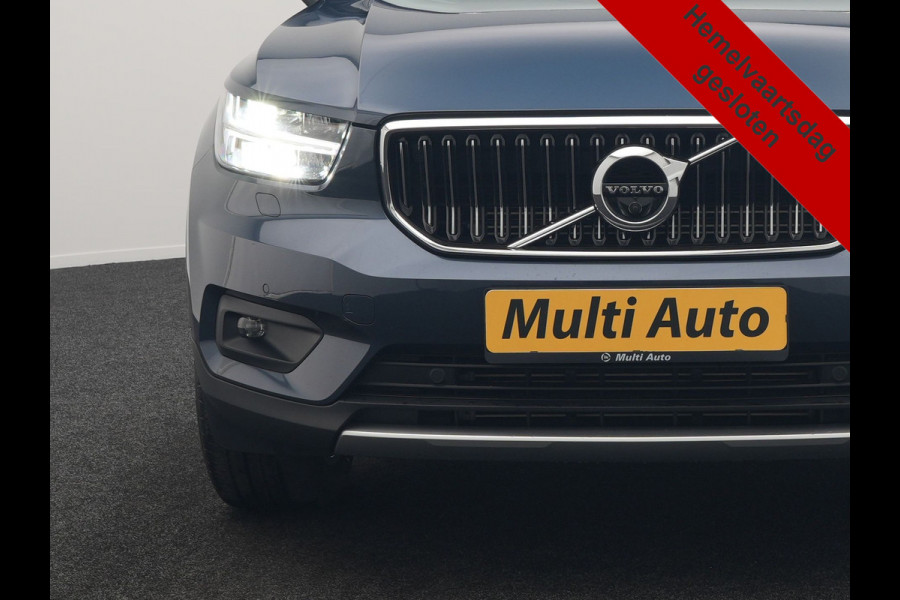 Volvo XC40 T4 Recharge Inscription 211pk PHEV Dealer O.H. | Trekhaak Af Fabriek | Adaptive Cruise | 360 Camera | Lederen Sportstoelen Memory & Verwarmd | Stuur Verwarmd | Apple Carplay | Keyless | Blis | Navigatie | DAB | Plug In Hybrid