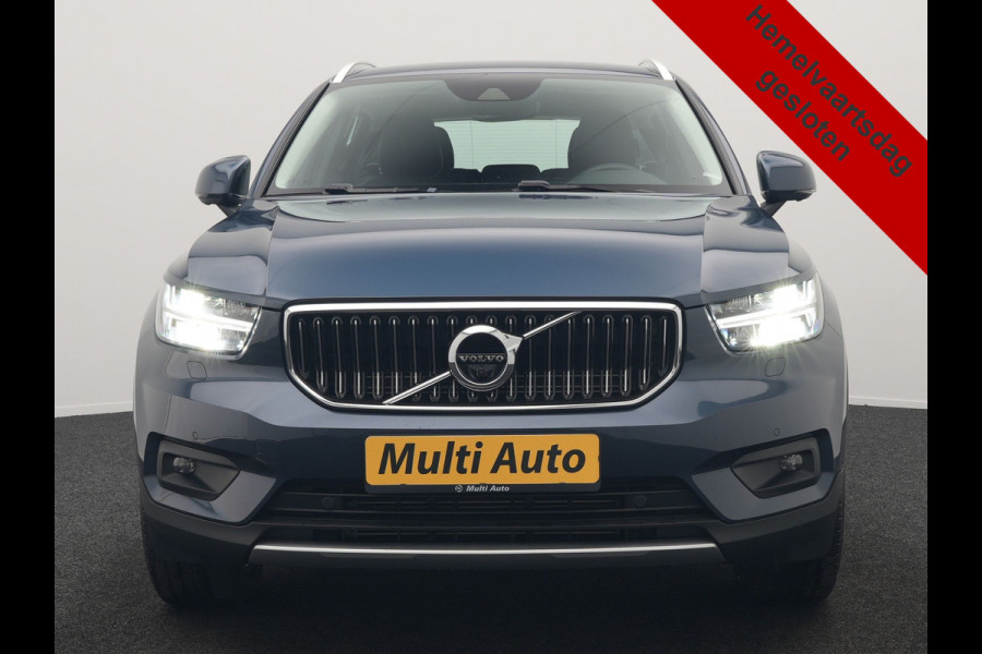 Volvo XC40 T4 Recharge Inscription 211pk PHEV Dealer O.H. | Trekhaak Af Fabriek | Adaptive Cruise | 360 Camera | Lederen Sportstoelen Memory & Verwarmd | Stuur Verwarmd | Apple Carplay | Keyless | Blis | Navigatie | DAB | Plug In Hybrid