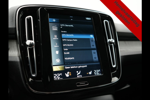 Volvo XC40 T4 Recharge Inscription 211pk PHEV Dealer O.H. | Trekhaak Af Fabriek | Adaptive Cruise | 360 Camera | Lederen Sportstoelen Memory & Verwarmd | Stuur Verwarmd | Apple Carplay | Keyless | Blis | Navigatie | DAB | Plug In Hybrid