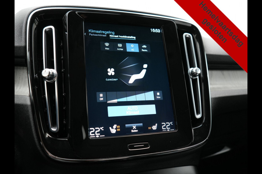 Volvo XC40 T4 Recharge Inscription 211pk PHEV Dealer O.H. | Trekhaak Af Fabriek | Adaptive Cruise | 360 Camera | Lederen Sportstoelen Memory & Verwarmd | Stuur Verwarmd | Apple Carplay | Keyless | Blis | Navigatie | DAB | Plug In Hybrid