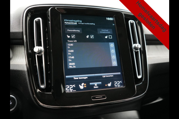 Volvo XC40 T4 Recharge Inscription 211pk PHEV Dealer O.H. | Trekhaak Af Fabriek | Adaptive Cruise | 360 Camera | Lederen Sportstoelen Memory & Verwarmd | Stuur Verwarmd | Apple Carplay | Keyless | Blis | Navigatie | DAB | Plug In Hybrid