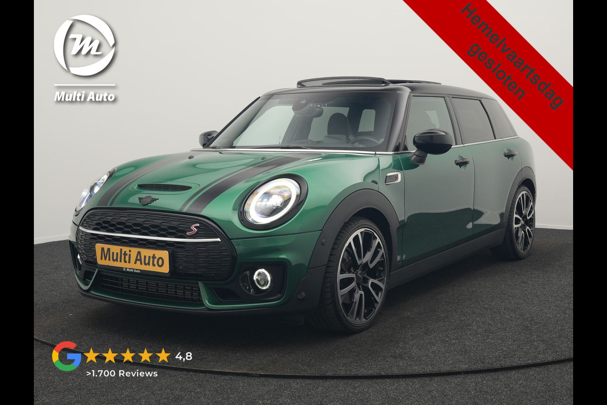 MINI Clubman 2.0 Cooper S John Cooper Works FACELIFT 179pk Dealer O.H | Panodak | Adaptive Cruise | Alcantara JCW Sportstoelen | Head Up | Harman Kardon | 19"L.M | Trekhaak Afn. | Camera | Keyless |