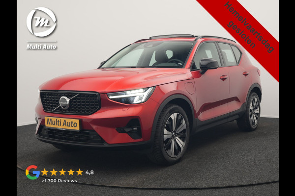 Volvo XC40 T4 Ultimate Dark PHEV 221pk Dealer O.H. | Trekhaak Af Fabriek | Panodak | Camera | Harman / Kardon | Lederen Sportstoelen Memory & Verwarmd | Keyless | Apple Carplay | Navigatie | DAB | Plug In Hybrid |