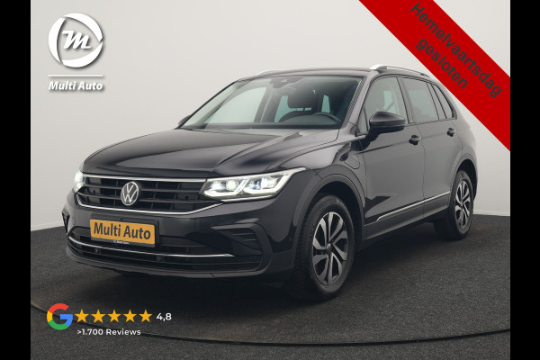 Volkswagen Tiguan 1.4 TSI eHybrid Active PHEV 245pk Dealer O.H. | Trekhaak Af Fabriek | Adaptive Cruise | 360 Camera | Sportstoelen & Stuur Verwarmd | IQ Light | Keyless | Sfeerverlichting | Apple Carplay | Blis | Navigatie | DAB | Plug In Hybrid |