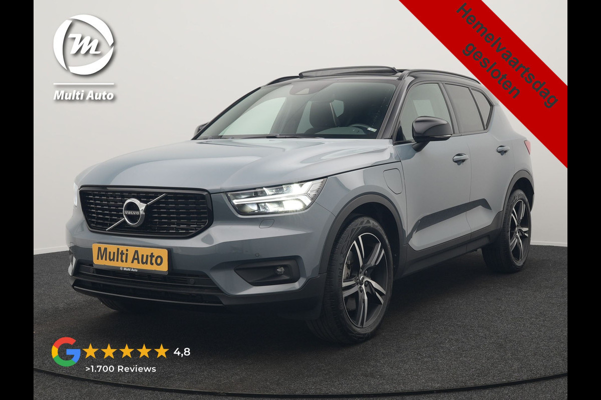 Volvo XC40 T4 Recharge R-Design PHEV 211pk Dealer O.H. | Panodak | Adaptive Cruise | Camera | Harman / Kardon | Alcantara Sportstoelen Memory & Verwarmd | Keyless | Blis | Stuur Verwarmd | Apple Carplay | 19"L.M | Plug In Hybrid |