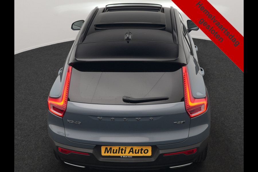 Volvo XC40 T4 Recharge R-Design PHEV 211pk Dealer O.H. | Panodak | Adaptive Cruise | Camera | Harman / Kardon | Alcantara Sportstoelen Memory & Verwarmd | Keyless | Blis | Stuur Verwarmd | Apple Carplay | 19"L.M | Plug In Hybrid |