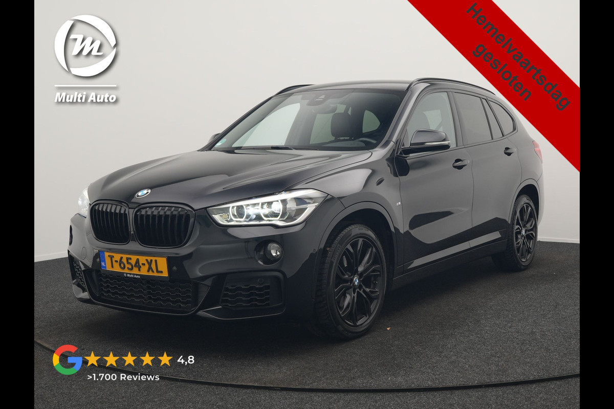 BMW X1 sDrive18i M Sport 141pk | Trekhaak Afn. | Camera | Lederen Sportstoelen Verwarmd | Navigatie | Cruise Control | LED Koplampen | 18"L.M |