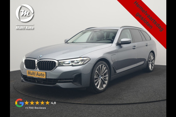 BMW 5 Serie Touring 530e Business Edition Plus PHEV 293pk Dealer O.H. | Trekhaak Af Fabriek | Adaptive Cruise | 360 Camera | Lederen Comfortzetels Verwarmd | Blis | Apple Carplay | Hifi Audio | 19"L.M | Plug In Hybrid |