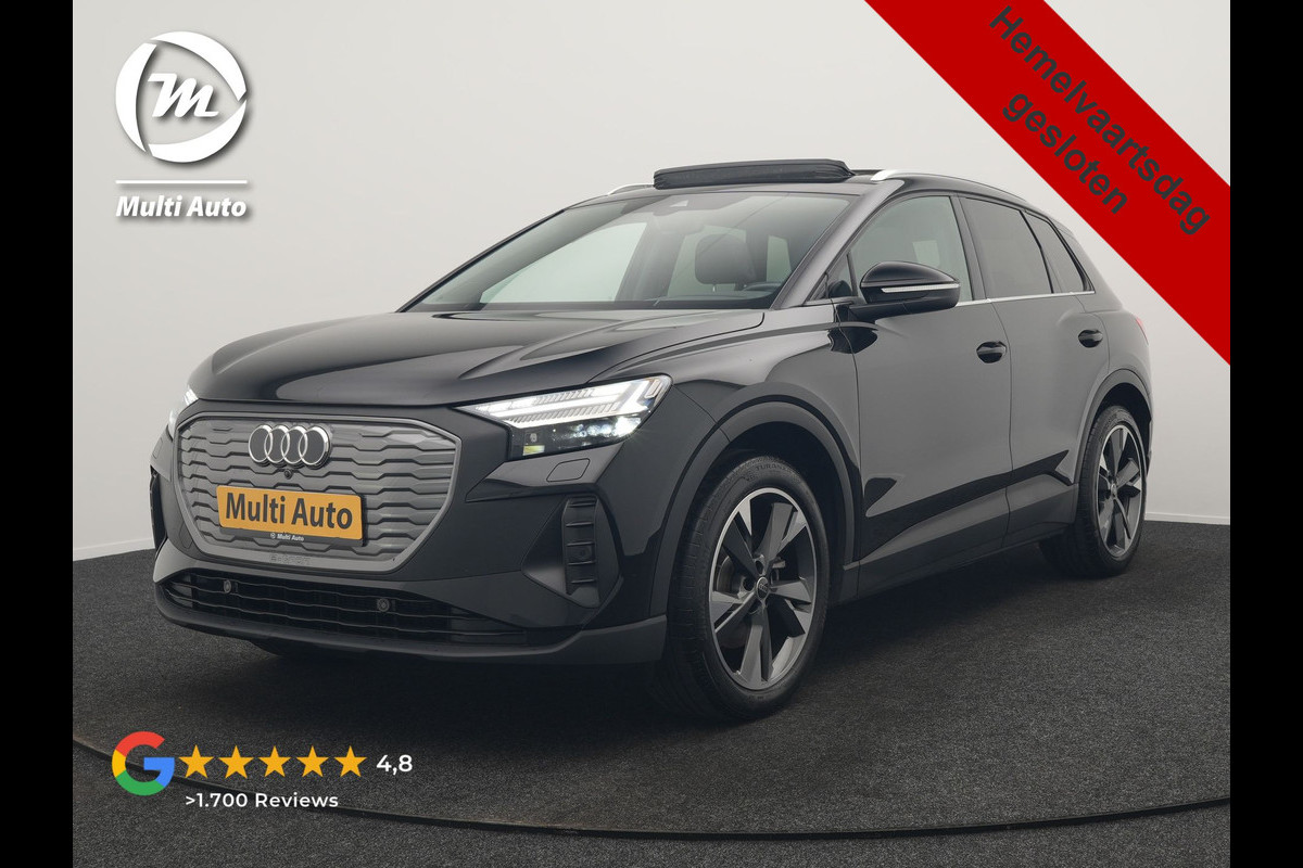 Audi Q4 e-tron 35 Advanced edition 55 kWh 170pk Dealer O.H. | Panodak | Head Up | Matrix LED | Sonos Audio | Voorstoelen Verwarmd | Apple Carplay | Navigatie | Virtual Cockpit Plus | DAB | 20"L.M | Cruise Control |