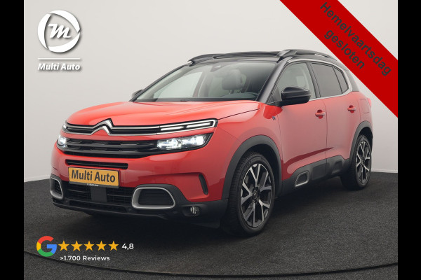 Citroën C5 Aircross 1.6 Shine PHEV 225pk Dealer O.H. | Panodak | Adaptive Cruise | 360 Camera | Lederen Comfortstoelen Massage & Memory | Keyless | Blis | Stoelverwarming | 19"L.M | Navigatie | DAB | Plug In Hybrid |
