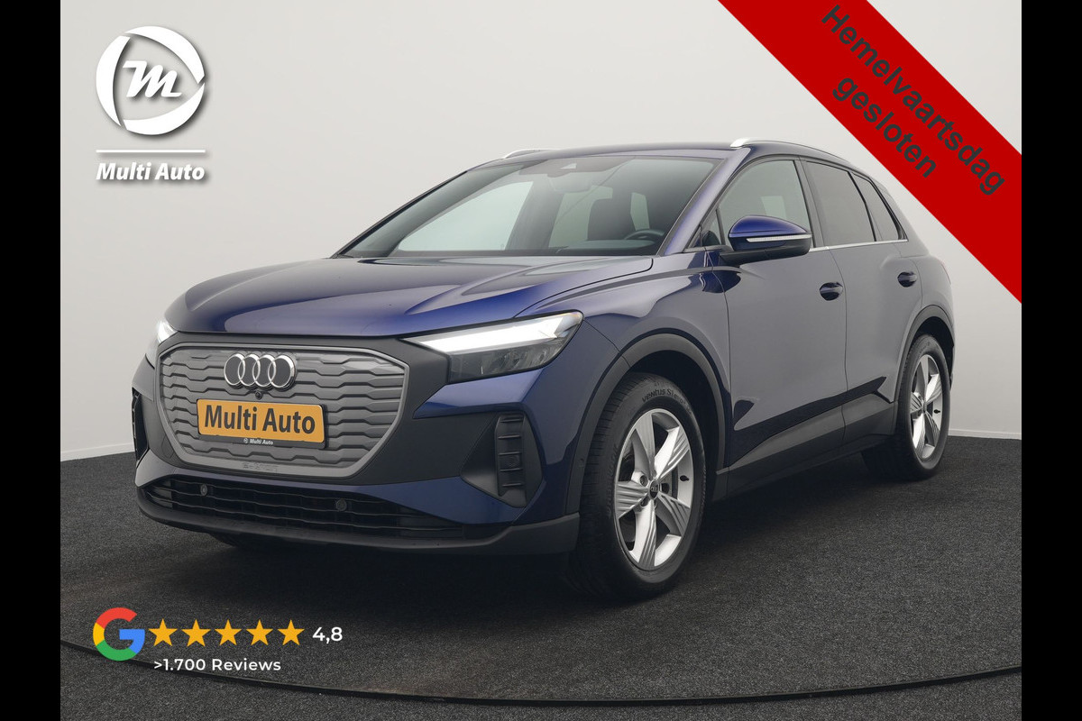 Audi Q4 e-tron 40 Advanced edition 82 kWh 204pk Dealer O.H. | S-Line Interieur | Trekhaak Af Fabriek | Adaptive Cruise | Camera | Blis | Sportstoelen Verwarmd | Apple Carplay | Navigatie | DAB |