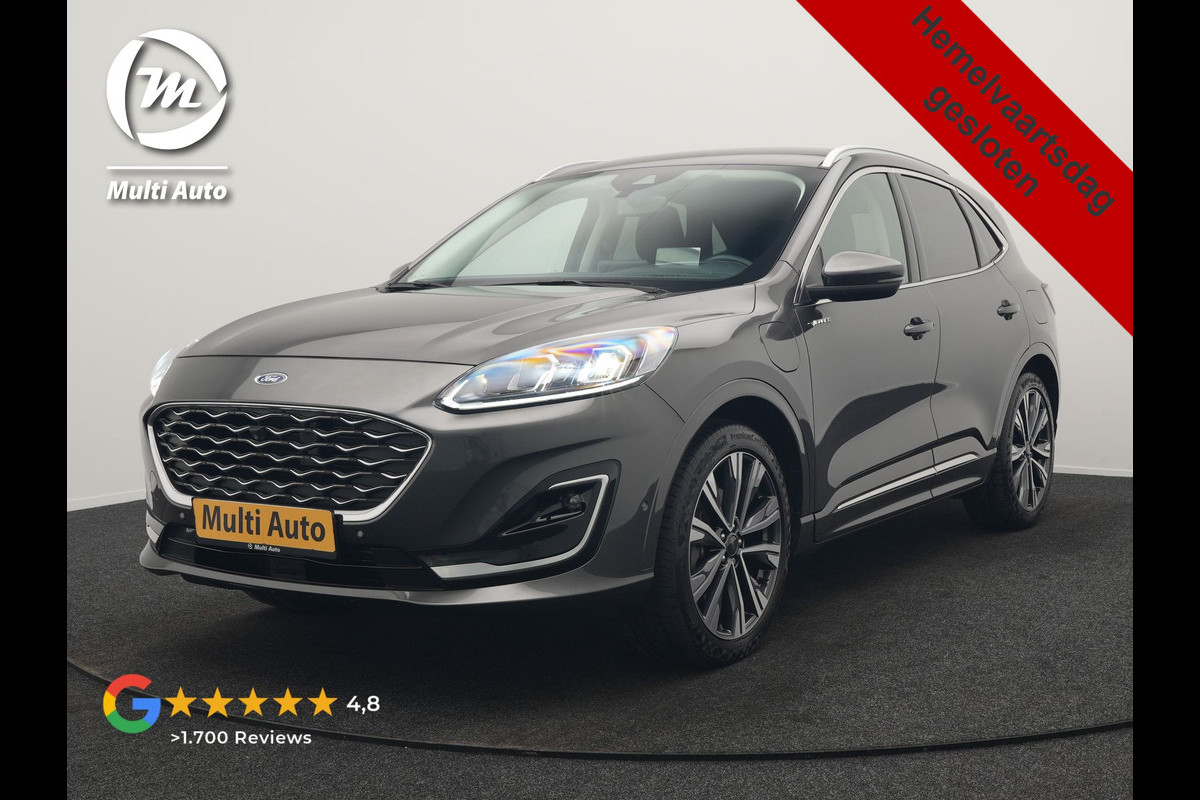 Ford Kuga 2.5 Vignale PHEV 225pk Dealer O.H. | Trekhaak Af Fabriek | Adaptive Cruise | Head Up | 360 Camera | Bang & Olufsen | Lederen Sportstoelen Memory & Verwarmd | Keyless | Blis | Stuur Verwarmd | Apple Carplay | Navigatie | DAB |  Plug In Hybrid |