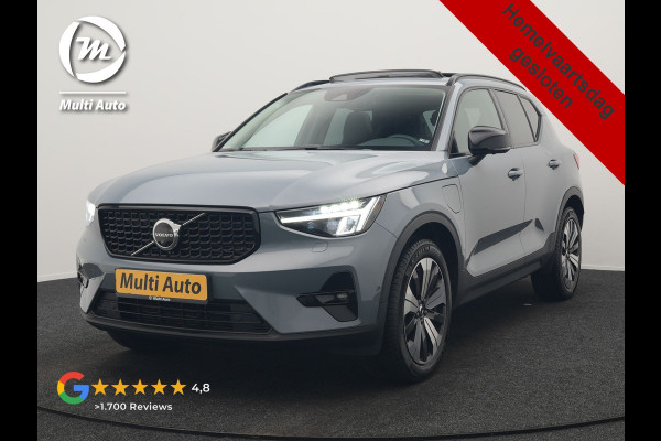 Volvo XC40 T5 Ultimate Dark PHEV 262pk Dealer O.H. | Trekhaak Af Fabriek | Panodak | 360 Camera | Harman & Kardon | Lederen Sportstoelen Memory & Verwarmd | Cruise Control | Apple Carplay | Navigatie | Stuur Verwarmd | Keyless | DAB |