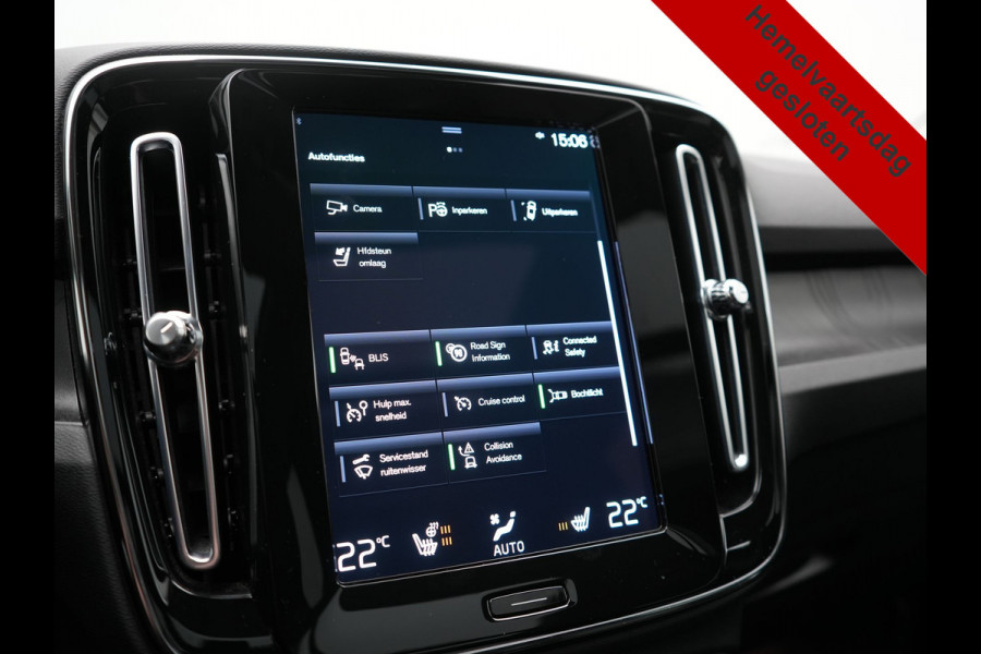 Volvo XC40 T5 Ultimate Dark PHEV 262pk Dealer O.H. | Trekhaak Af Fabriek | Panodak | 360 Camera | Harman & Kardon | Lederen Sportstoelen Memory & Verwarmd | Cruise Control | Apple Carplay | Navigatie | Stuur Verwarmd | Keyless | DAB |