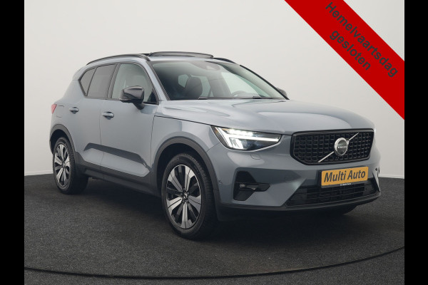 Volvo XC40 T5 Ultimate Dark PHEV 262pk Dealer O.H. | Trekhaak Af Fabriek | Panodak | 360 Camera | Harman & Kardon | Lederen Sportstoelen Memory & Verwarmd | Cruise Control | Apple Carplay | Navigatie | Stuur Verwarmd | Keyless | DAB |