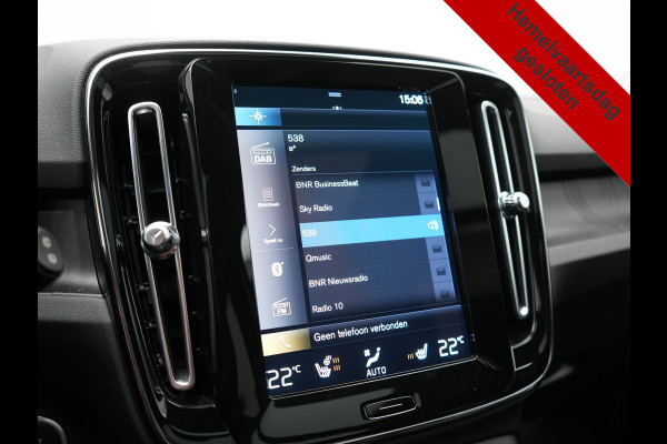 Volvo XC40 T5 Ultimate Dark PHEV 262pk Dealer O.H. | Trekhaak Af Fabriek | Panodak | 360 Camera | Harman & Kardon | Lederen Sportstoelen Memory & Verwarmd | Cruise Control | Apple Carplay | Navigatie | Stuur Verwarmd | Keyless | DAB |