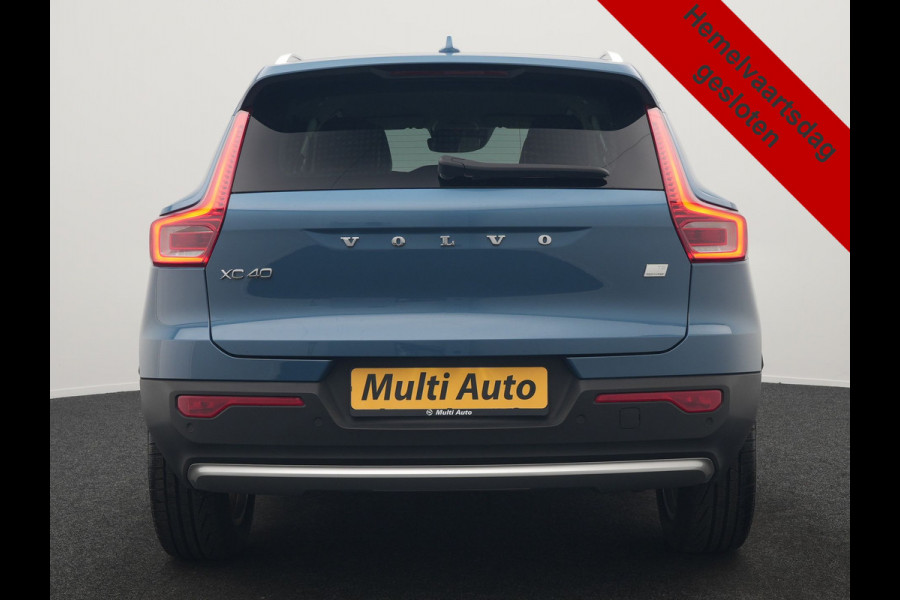 Volvo XC40 T5 Plus Bright PHEV 262pk Dealer O.H | Trekhaak Af Fabriek | Camera | Adaptive Cruise | Harman & Kardon | Lederen Sportstoelen Memory & Verwarmd | Keyless | Blis | Stuur Verwarmd | Navigatie | Virtual | 18"L.M | DAB |
