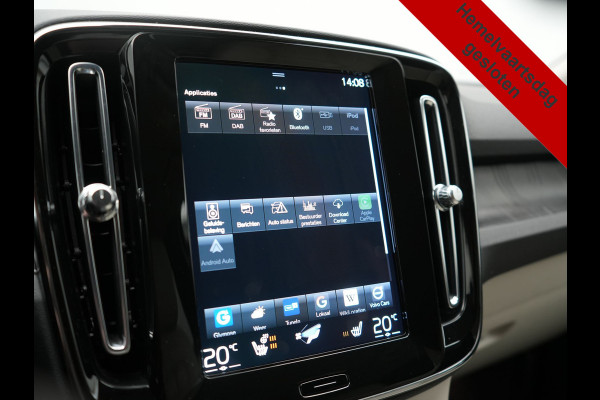 Volvo XC40 T5 Plus Bright PHEV 262pk Dealer O.H | Trekhaak Af Fabriek | Camera | Adaptive Cruise | Harman & Kardon | Lederen Sportstoelen Memory & Verwarmd | Keyless | Blis | Stuur Verwarmd | Navigatie | Virtual | 18"L.M | DAB |