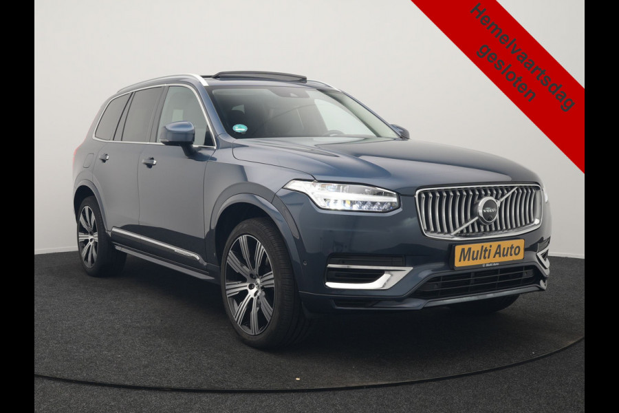 Volvo XC90 T8 Recharge AWD Inscription PHEV 395pk Dealer O.H | Panodak | Head Up | Adaptive Cruise | Lederen Sportstoelen Memory & Verwarmd | Harman / Kardon | 360 Camera | Blis | Apple Carplay | Keyless | Navigatie | Virtual | 21" L.M | DAB | Plug In Hybrid |