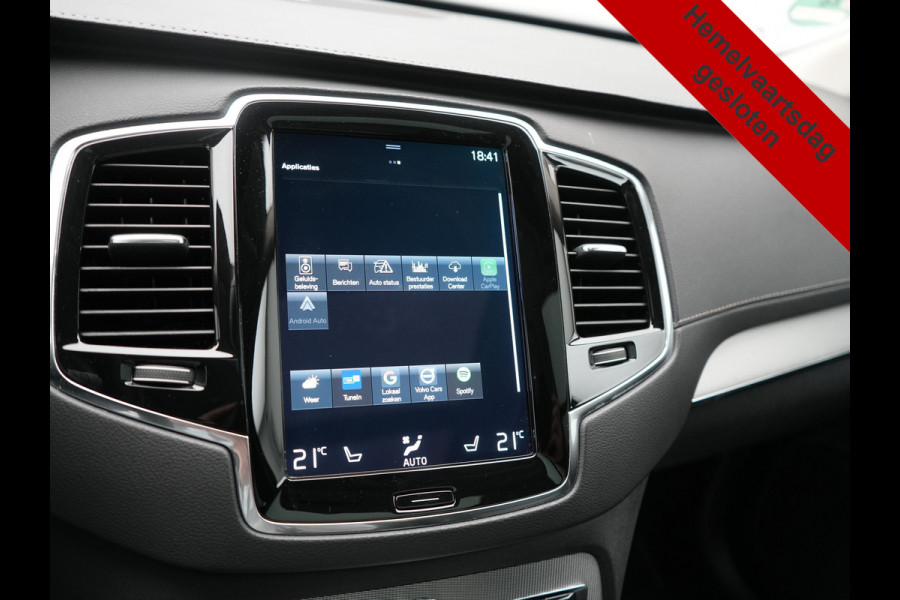 Volvo XC90 T8 Recharge AWD Inscription PHEV 395pk Dealer O.H | Panodak | Head Up | Adaptive Cruise | Lederen Sportstoelen Memory & Verwarmd | Harman / Kardon | 360 Camera | Blis | Apple Carplay | Keyless | Navigatie | Virtual | 21" L.M | DAB | Plug In Hybrid |