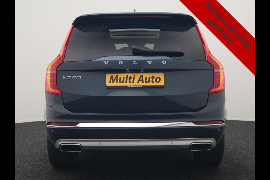 Volvo XC90 T8 Recharge AWD Inscription PHEV 395pk Dealer O.H | Panodak | Head Up | Adaptive Cruise | Lederen Sportstoelen Memory & Verwarmd | Harman / Kardon | 360 Camera | Blis | Apple Carplay | Keyless | Navigatie | Virtual | 21" L.M | DAB | Plug In Hybrid |