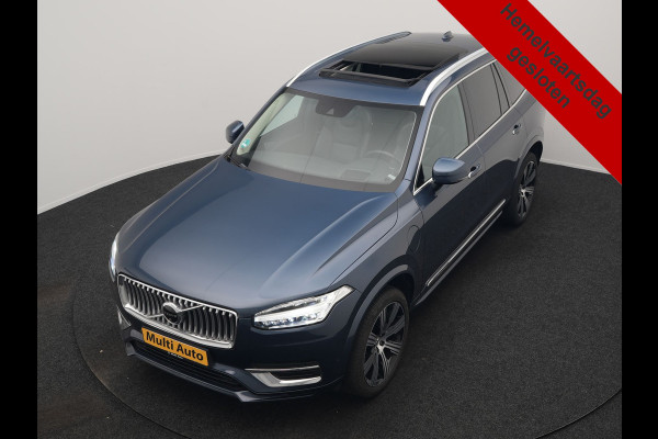 Volvo XC90 T8 Recharge AWD Inscription PHEV 395pk Dealer O.H | Panodak | Head Up | Adaptive Cruise | Lederen Sportstoelen Memory & Verwarmd | Harman / Kardon | 360 Camera | Blis | Apple Carplay | Keyless | Navigatie | Virtual | 21" L.M | DAB | Plug In Hybrid |
