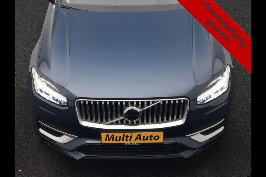Volvo XC90 T8 Recharge AWD Inscription PHEV 395pk Dealer O.H | Panodak | Head Up | Adaptive Cruise | Lederen Sportstoelen Memory & Verwarmd | Harman / Kardon | 360 Camera | Blis | Apple Carplay | Keyless | Navigatie | Virtual | 21" L.M | DAB | Plug In Hybrid |