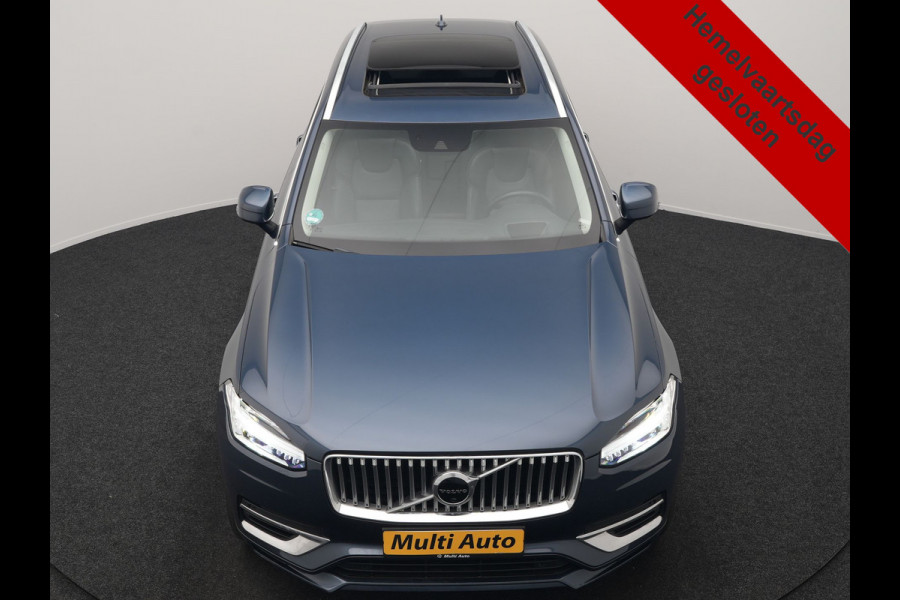 Volvo XC90 T8 Recharge AWD Inscription PHEV 395pk Dealer O.H | Panodak | Head Up | Adaptive Cruise | Lederen Sportstoelen Memory & Verwarmd | Harman / Kardon | 360 Camera | Blis | Apple Carplay | Keyless | Navigatie | Virtual | 21" L.M | DAB | Plug In Hybrid |