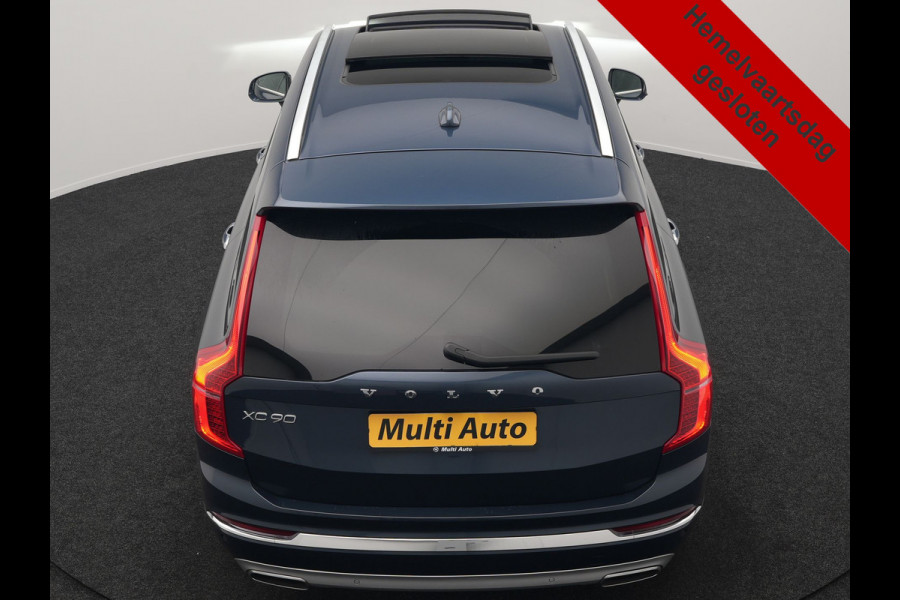 Volvo XC90 T8 Recharge AWD Inscription PHEV 395pk Dealer O.H | Panodak | Head Up | Adaptive Cruise | Lederen Sportstoelen Memory & Verwarmd | Harman / Kardon | 360 Camera | Blis | Apple Carplay | Keyless | Navigatie | Virtual | 21" L.M | DAB | Plug In Hybrid |