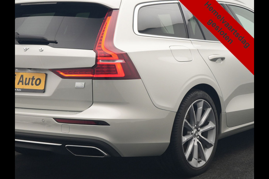 Volvo V60 T6 Recharge AWD Inscription PHEV Long Range 350pk Dealer O.H | Trekhaak Af Fabriek | Panodak | 360 Camera | Harman / Kardon | Lederen Sportstoelen & Stuur Verwarmd | Keyless | Apple Carplay | Virtual | Navigatie | DAB+ | 19"L.M | Plug In Hybrid |