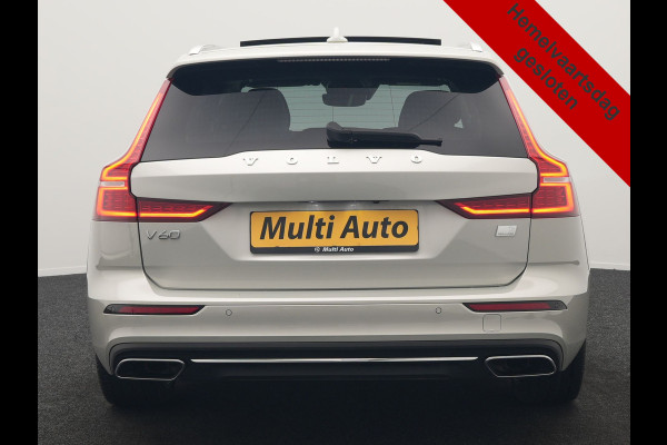 Volvo V60 T6 Recharge AWD Inscription PHEV Long Range 350pk Dealer O.H | Trekhaak Af Fabriek | Panodak | 360 Camera | Harman / Kardon | Lederen Sportstoelen & Stuur Verwarmd | Keyless | Apple Carplay | Virtual | Navigatie | DAB+ | 19"L.M | Plug In Hybrid |