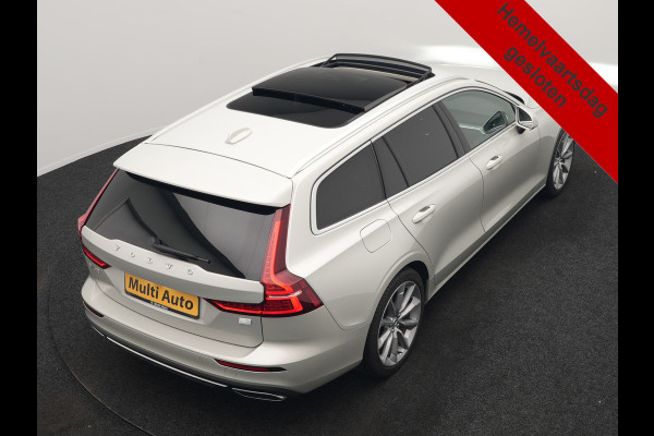 Volvo V60 T6 Recharge AWD Inscription PHEV Long Range 350pk Dealer O.H | Trekhaak Af Fabriek | Panodak | 360 Camera | Harman / Kardon | Lederen Sportstoelen & Stuur Verwarmd | Keyless | Apple Carplay | Virtual | Navigatie | DAB+ | 19"L.M | Plug In Hybrid |