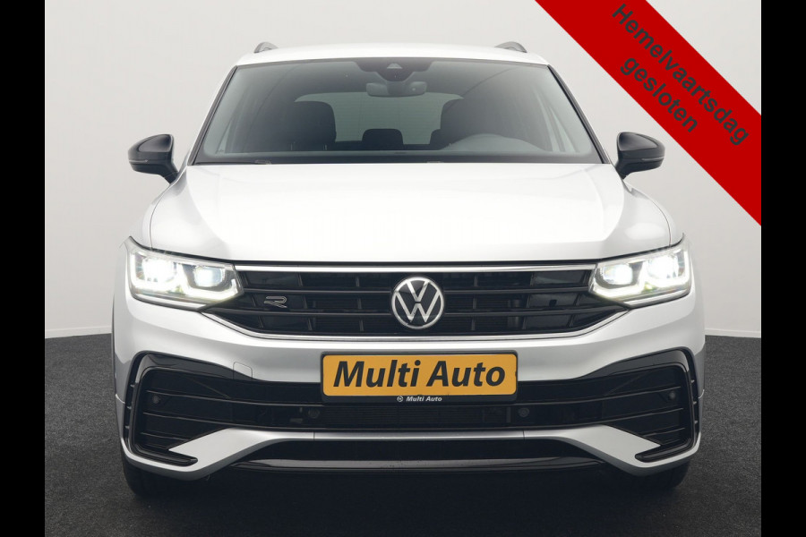 Volkswagen Tiguan 1.4 TSI eHybrid R-Line PHEV 245pk Dealer O.H | Trekhaak Af Fabriek | Adaptive Cruise | IQ Light | Adaptive Onderstel | Camera | Alcantara Sportstoelen & Stuur Verwarmd | Blis | Keyless | Sfeerverlichting | Virtual | Navigatie | DAB | 20"L.M | Plug In Hybrid |